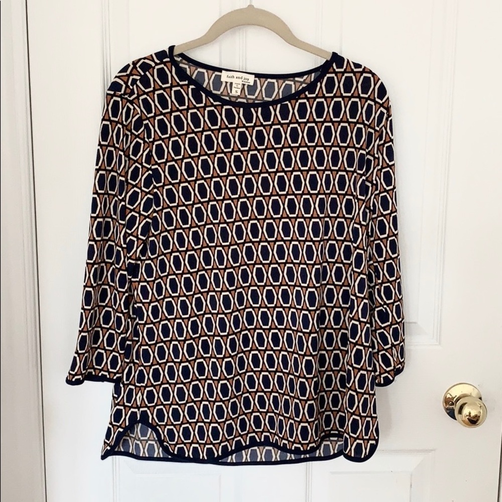 Faith & Joy 3/4 long sleeve top
